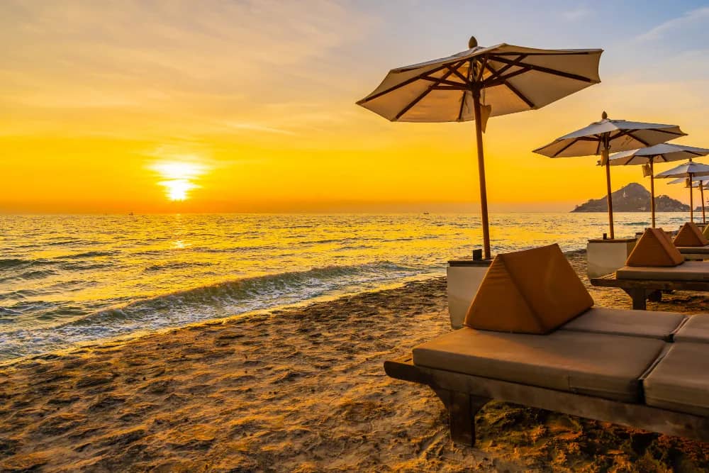 Coastal Escapes Pristine Kenyan beach with turquoise waters